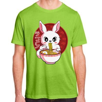 Kawaii Bunny Anime Ra Japanese Noodles Rabbit Lover Adult ChromaSoft Performance T-Shirt