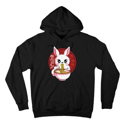 Kawaii Bunny Anime Ra Japanese Noodles Rabbit Lover Hoodie