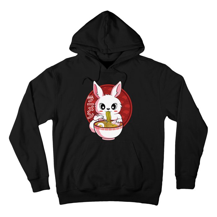 Kawaii Bunny Anime Ra Japanese Noodles Rabbit Lover Hoodie