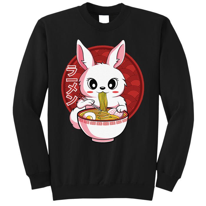 Kawaii Bunny Anime Ra Japanese Noodles Rabbit Lover Sweatshirt