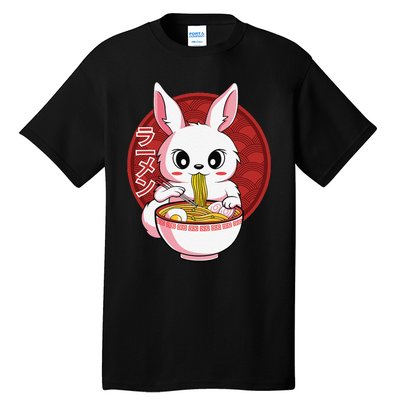 Kawaii Bunny Anime Ra Japanese Noodles Rabbit Lover Tall T-Shirt