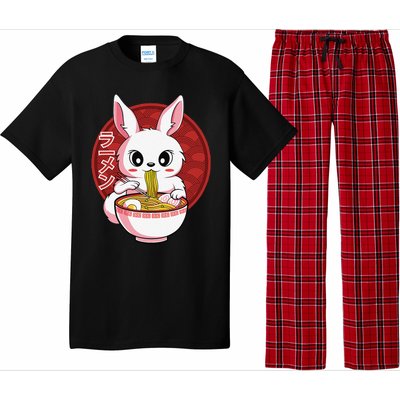 Kawaii Bunny Anime Ra Japanese Noodles Rabbit Lover Pajama Set