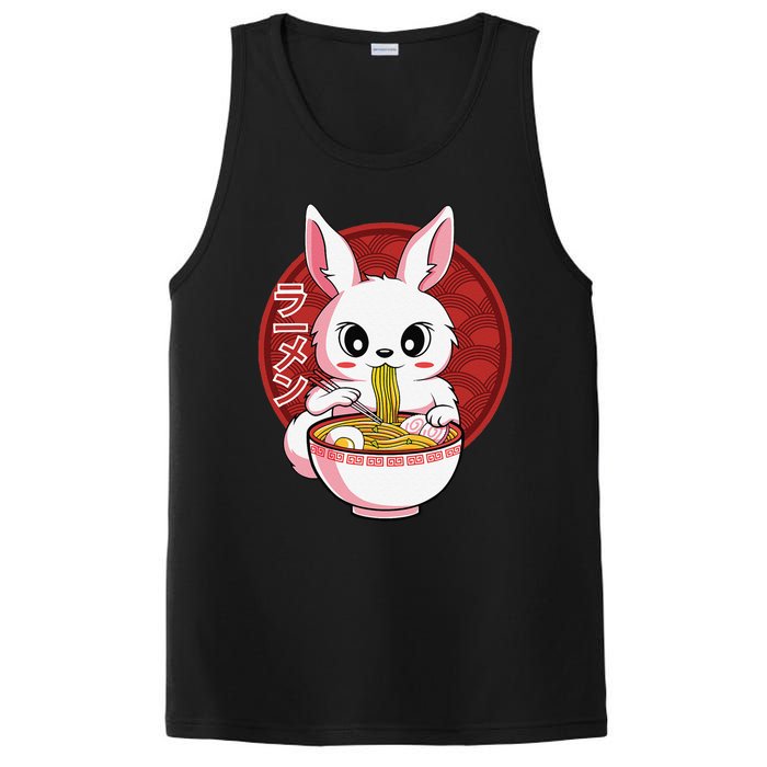 Kawaii Bunny Anime Ra Japanese Noodles Rabbit Lover PosiCharge Competitor Tank