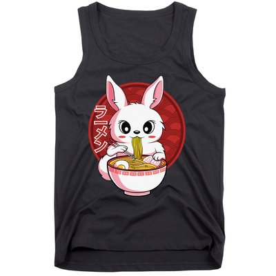 Kawaii Bunny Anime Ra Japanese Noodles Rabbit Lover Tank Top