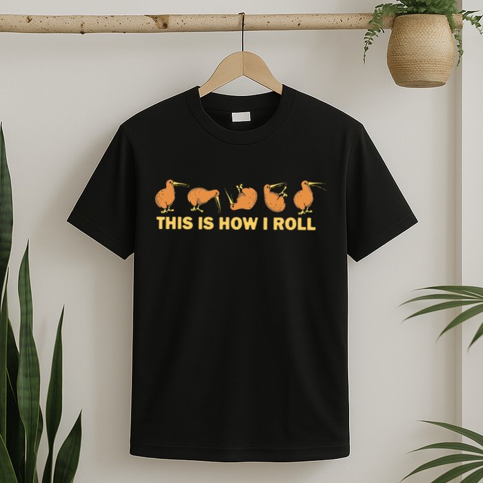 Kiwi Bird Australia Souvenir This Is How I Roll Kiwi T-Shirt