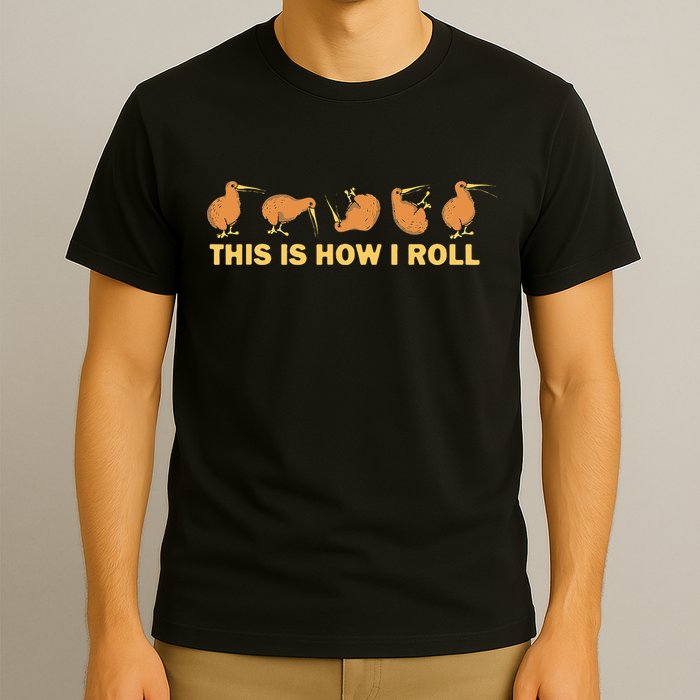 Kiwi Bird Australia Souvenir This Is How I Roll Kiwi T-Shirt