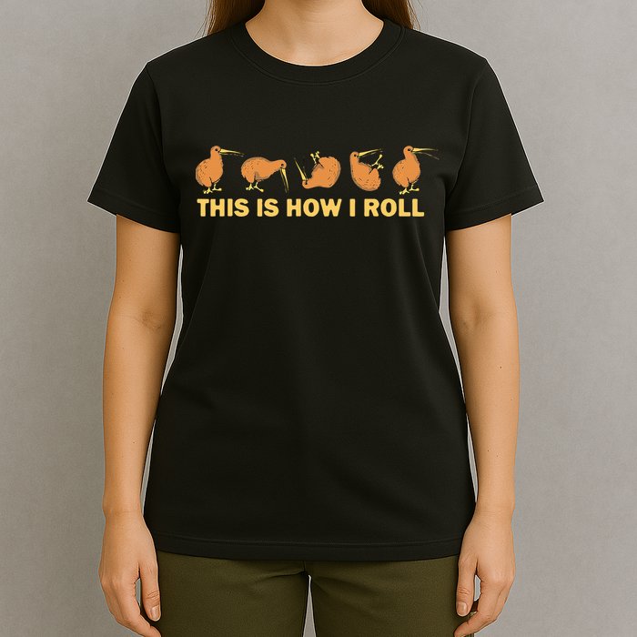 Kiwi Bird Australia Souvenir This Is How I Roll Kiwi T-Shirt