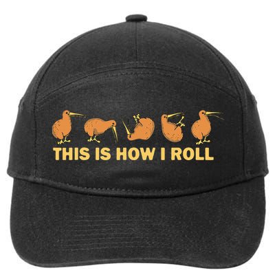 Kiwi Bird Australia Souvenir This Is How I Roll Kiwi 7-Panel Snapback Hat