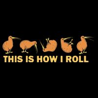 Kiwi Bird Australia Souvenir This Is How I Roll Kiwi 7-Panel Snapback Hat