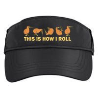 Kiwi Bird Australia Souvenir This Is How I Roll Kiwi Adult Drive Performance Visor