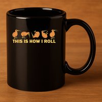 Kiwi Bird Australia Souvenir This Is How I Roll Kiwi 11oz C Handle Ceramic Mug