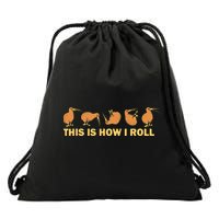 Kiwi Bird Australia Souvenir This Is How I Roll Kiwi Drawstring Bag