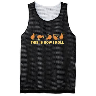 Kiwi Bird Australia Souvenir This Is How I Roll Kiwi Mesh Reversible Basketball Jersey Tank