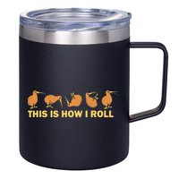 Kiwi Bird Australia Souvenir This Is How I Roll Kiwi 12oz Stainless Steel Coffee Mug