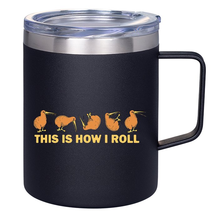 Kiwi Bird Australia Souvenir This Is How I Roll Kiwi 12oz Stainless Steel Coffee Mug