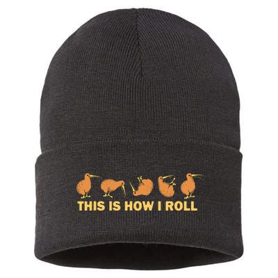 Kiwi Bird Australia Souvenir This Is How I Roll Kiwi Sustainable Knit Beanie
