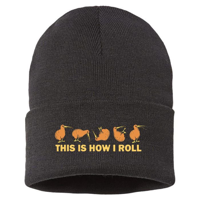Kiwi Bird Australia Souvenir This Is How I Roll Kiwi Sustainable Knit Beanie