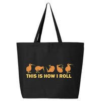 Kiwi Bird Australia Souvenir This Is How I Roll Kiwi 25L Jumbo Tote