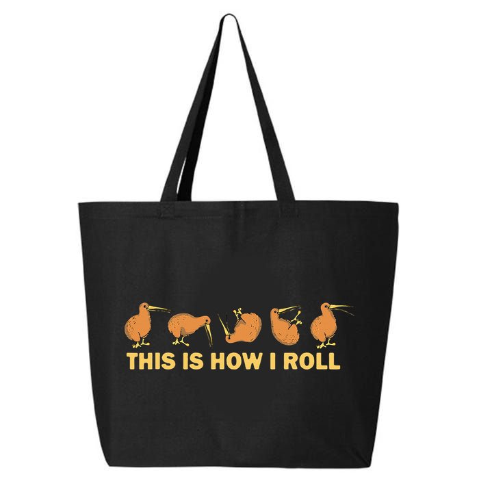 Kiwi Bird Australia Souvenir This Is How I Roll Kiwi 25L Jumbo Tote