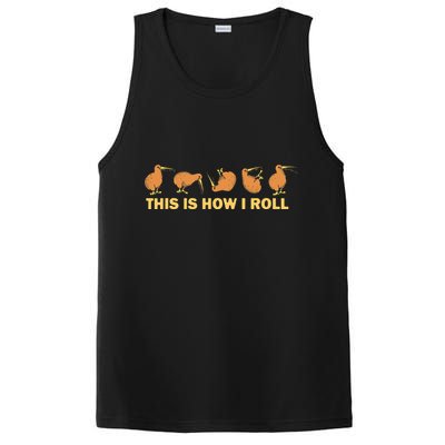 Kiwi Bird Australia Souvenir This Is How I Roll Kiwi PosiCharge Competitor Tank