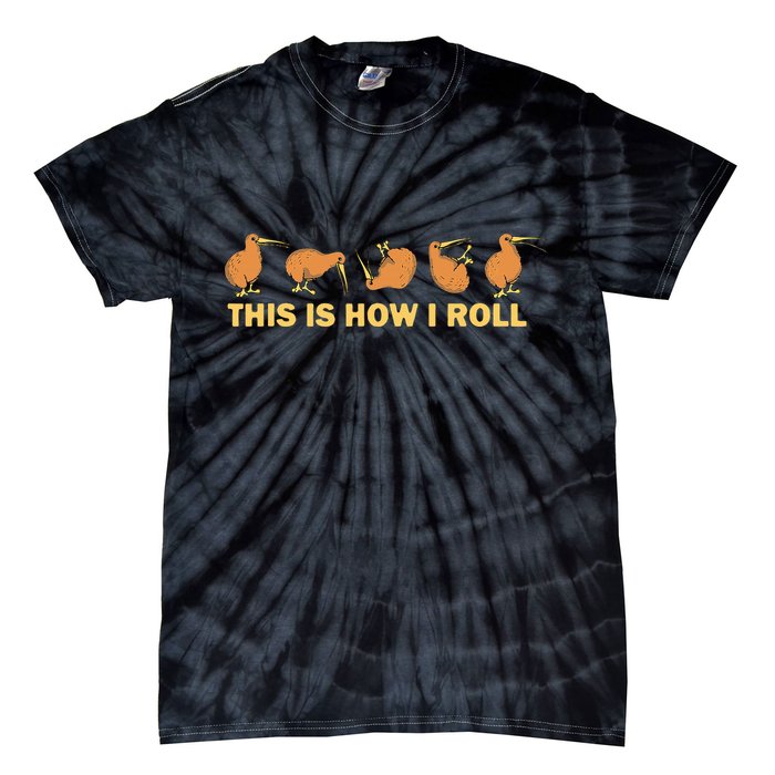 Kiwi Bird Australia Souvenir This Is How I Roll Kiwi Tie-Dye T-Shirt