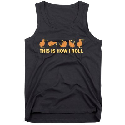 Kiwi Bird Australia Souvenir This Is How I Roll Kiwi Tank Top