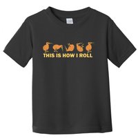 Kiwi Bird Australia Souvenir This Is How I Roll Kiwi Toddler T-Shirt