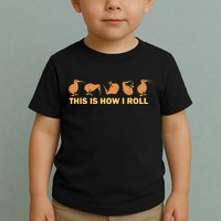 Kiwi Bird Australia Souvenir This Is How I Roll Kiwi Toddler T-Shirt