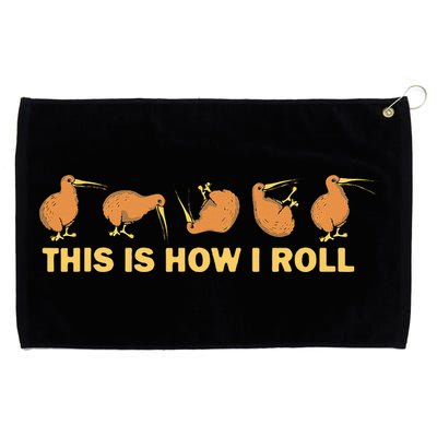 Kiwi Bird Australia Souvenir This Is How I Roll Kiwi Grommeted Golf Towel