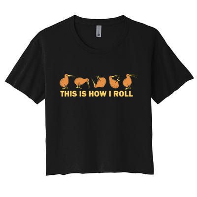 Kiwi Bird Australia Souvenir This Is How I Roll Kiwi Crop Top