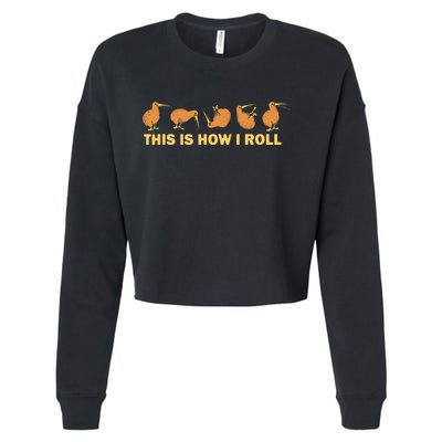 Kiwi Bird Australia Souvenir This Is How I Roll Kiwi Cropped Pullover Crew