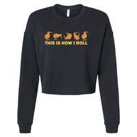 Kiwi Bird Australia Souvenir This Is How I Roll Kiwi Cropped Pullover Crew