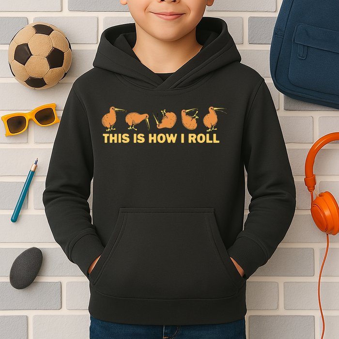 Kiwi Bird Australia Souvenir This Is How I Roll Kiwi Kids Hoodie