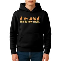 Kiwi Bird Australia Souvenir This Is How I Roll Kiwi Kids Hoodie