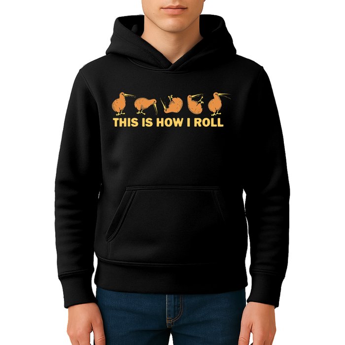 Kiwi Bird Australia Souvenir This Is How I Roll Kiwi Kids Hoodie