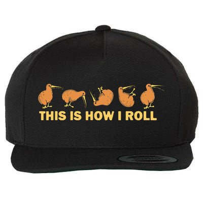 Kiwi Bird Australia Souvenir This Is How I Roll Kiwi Wool Snapback Cap