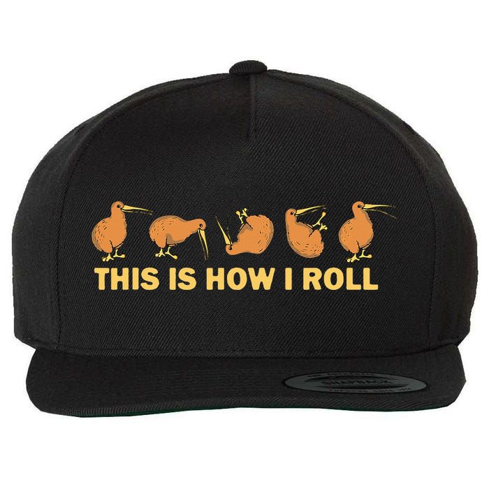 Kiwi Bird Australia Souvenir This Is How I Roll Kiwi Wool Snapback Cap