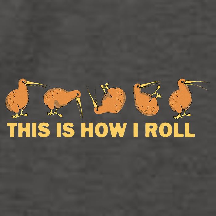 Kiwi Bird Australia Souvenir This Is How I Roll Kiwi Vector Backpack