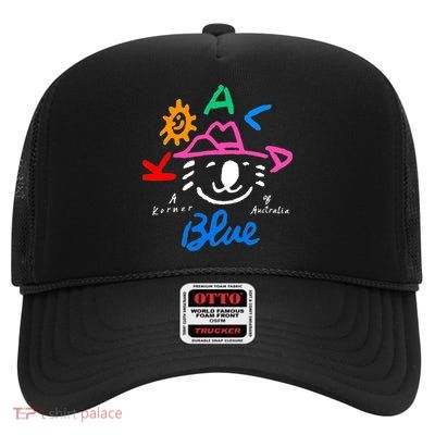 Koala Blue Australia Cute Rip Olivia High Crown Mesh Back Trucker Hat