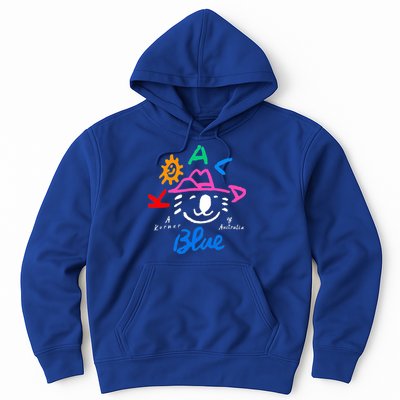 Koala Blue Australia Cute Rip Olivia Hoodie