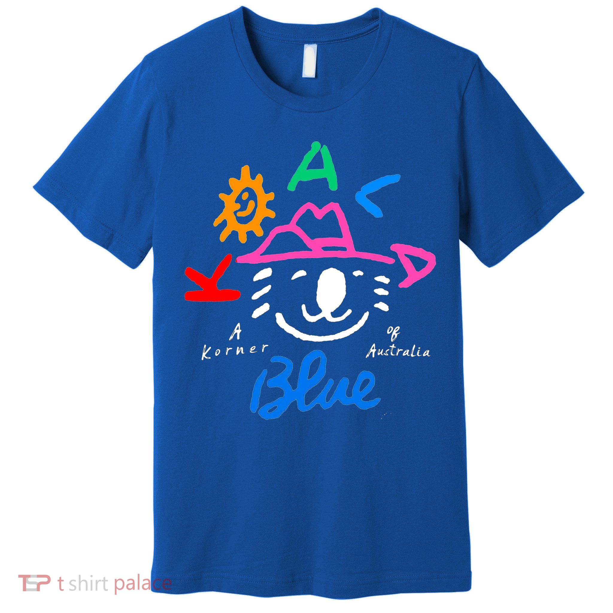 Koala Blue Australia Cute Rip Olivia Premium T-Shirt