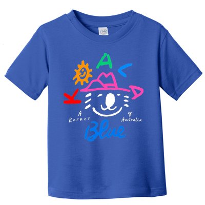 Koala Blue Australia Cute Rip Olivia Toddler T-Shirt
