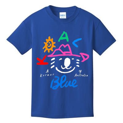 Koala Blue Australia Cute Rip Olivia Kids T-Shirt