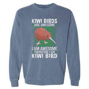 Kiwi Birds Are Awesome Flightless Kiwi Bird Garment-Dyed Sweatshirt