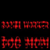 Kinda Busy Being A Social Worker And A Dog Mom Funny Gift Impact Tech Backpack