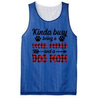 Kinda Busy Being A Social Worker And A Dog Mom Funny Gift Mesh Reversible Basketball Jersey Tank