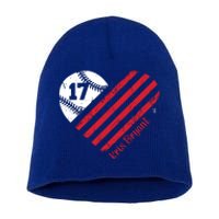 Kris Bryant Baseball Flag Heart Gift Cute Gift Short Acrylic Beanie