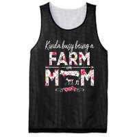 Kinda Busy Being A Farm Mom Funny Farm Mom Mother's Day Mesh Reversible Basketball Jersey Tank