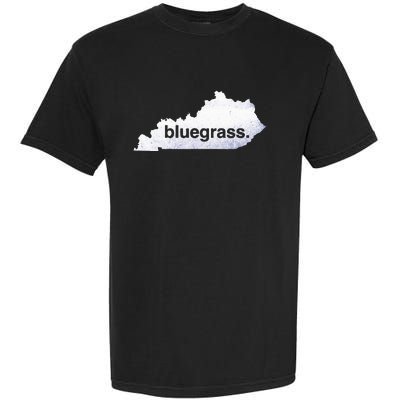 Kentucky Bluegrass Bluegrass Map Of Kentucky Garment-Dyed Heavyweight T-Shirt