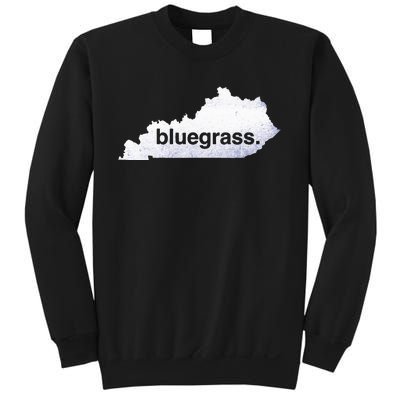 Kentucky Bluegrass Bluegrass Map Of Kentucky Sweatshirt